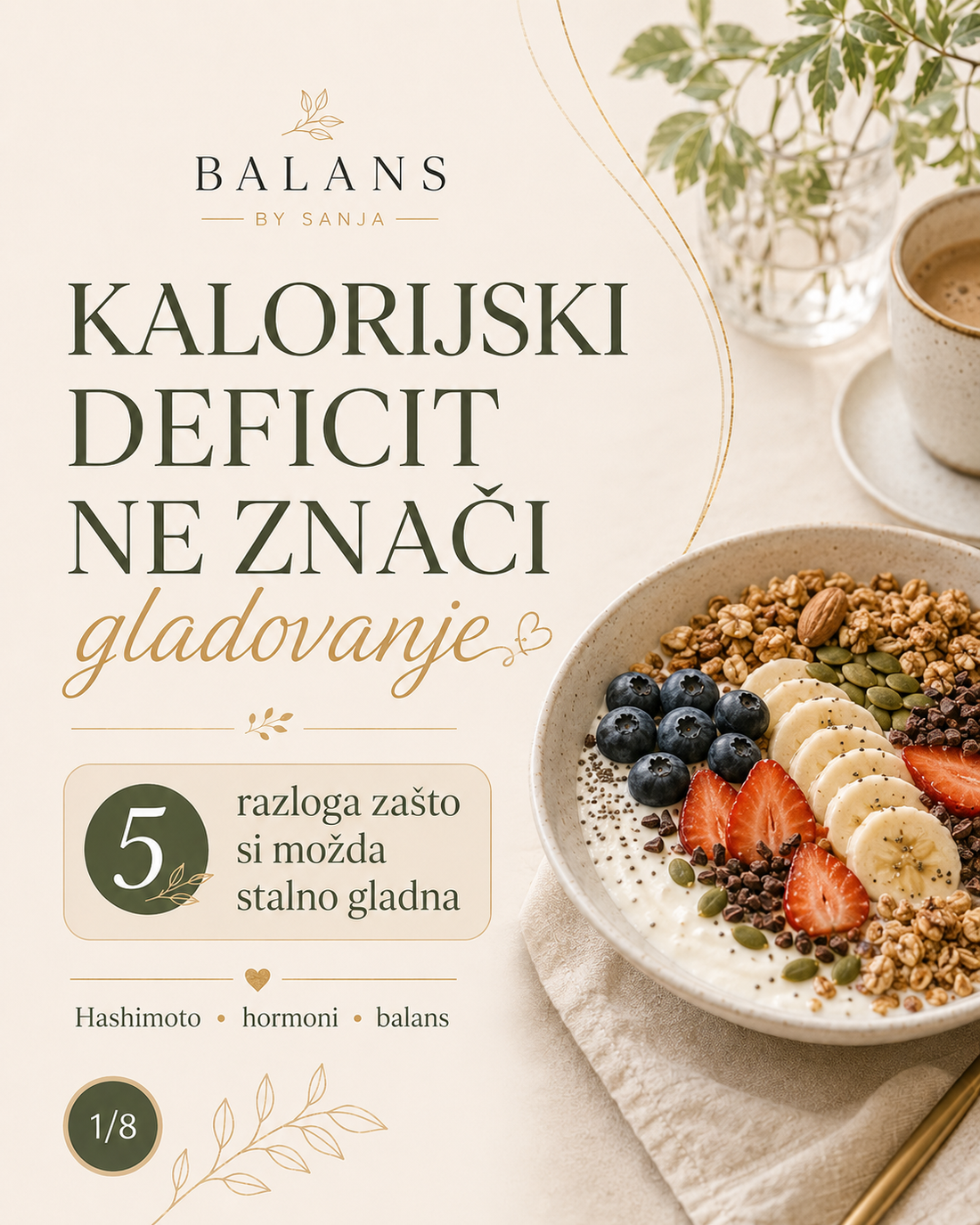 Kalorijski deficit bez gladovanja – kako složiti zasitnije obroke