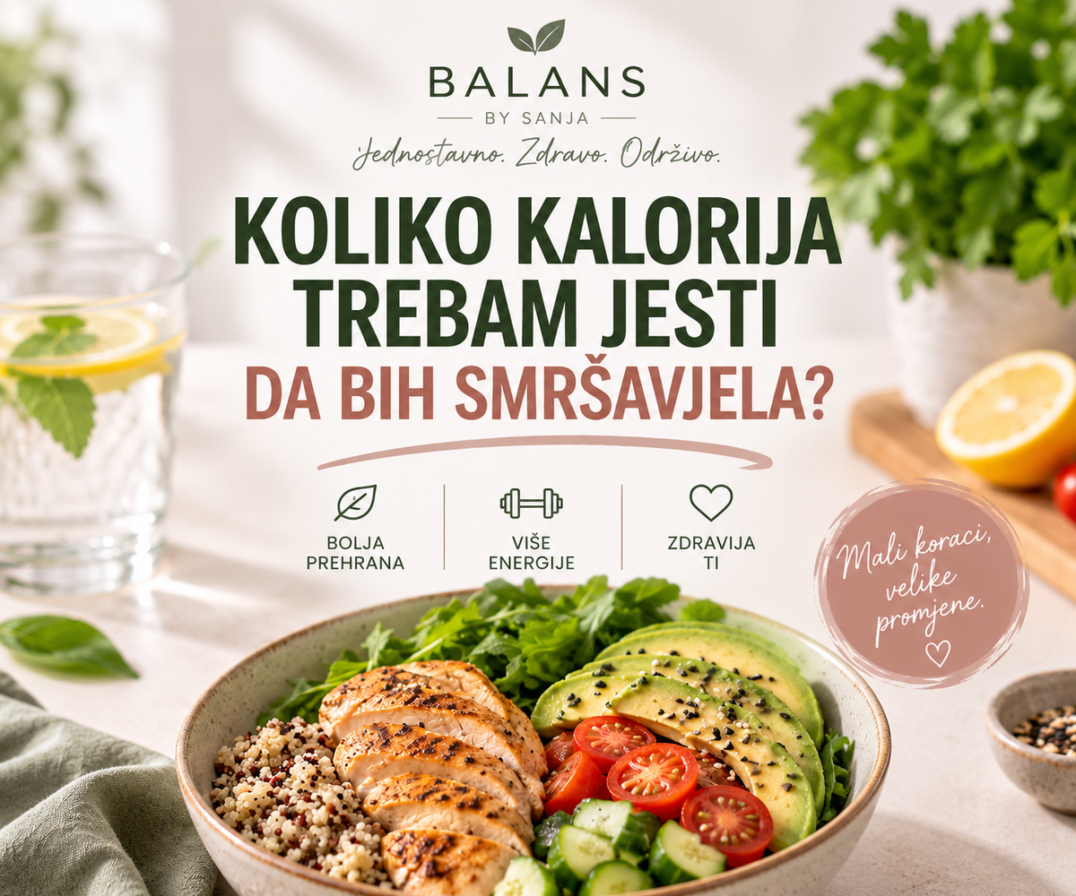 Koliko kalorija trebam jesti da bih smršavjela – Balans by Sanja