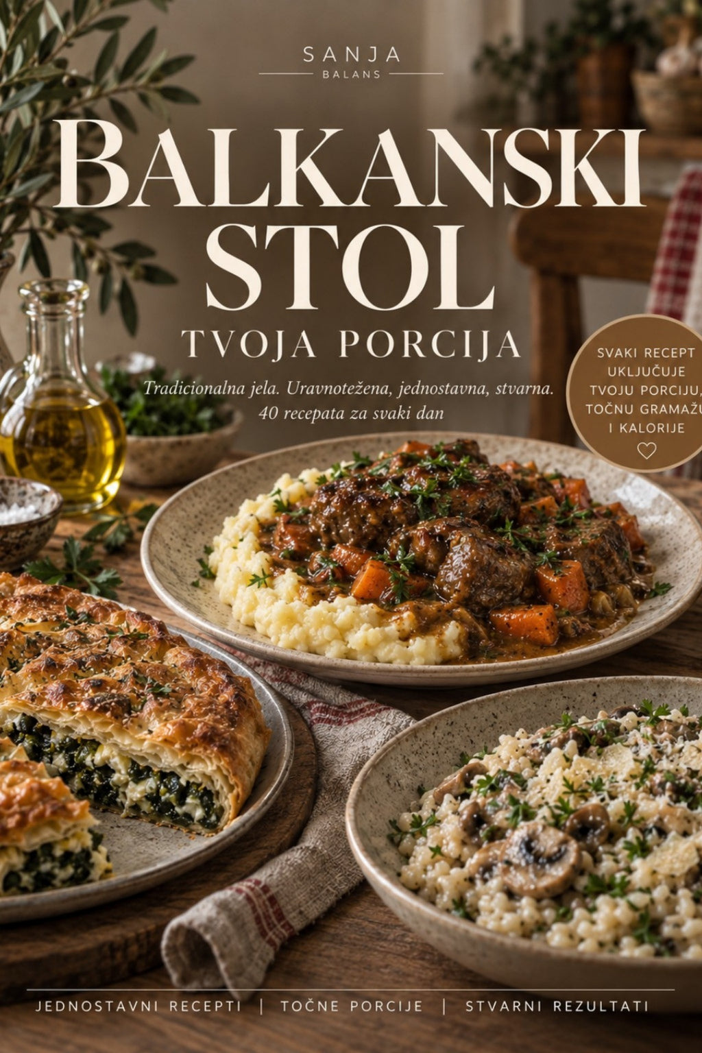 Balkanski stol – Tvoja porcija, digitalna PDF kuharica BALANS by Sanja