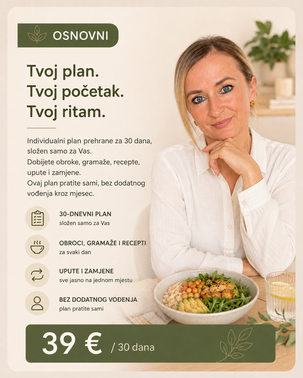 BALANS Osnovni – individualni plan prehrane za 30 dana