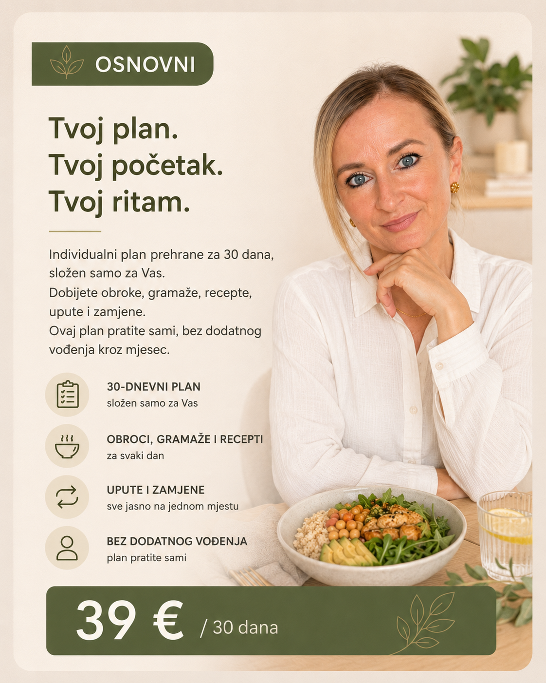 BALANS Osnovni – individualni plan prehrane za 30 dana