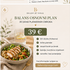 BALANS Osnovni – digitalni individualni plan prehrane