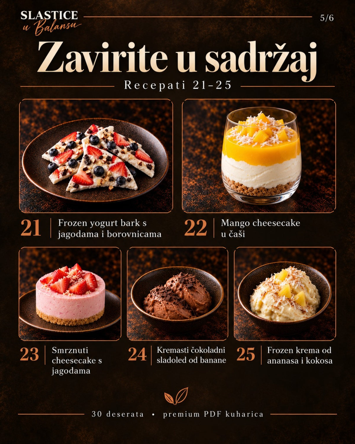 Ideje za deserte u kalorijskom deficitu – frozen yogurt bark, mango cheesecake i sladoled od banane